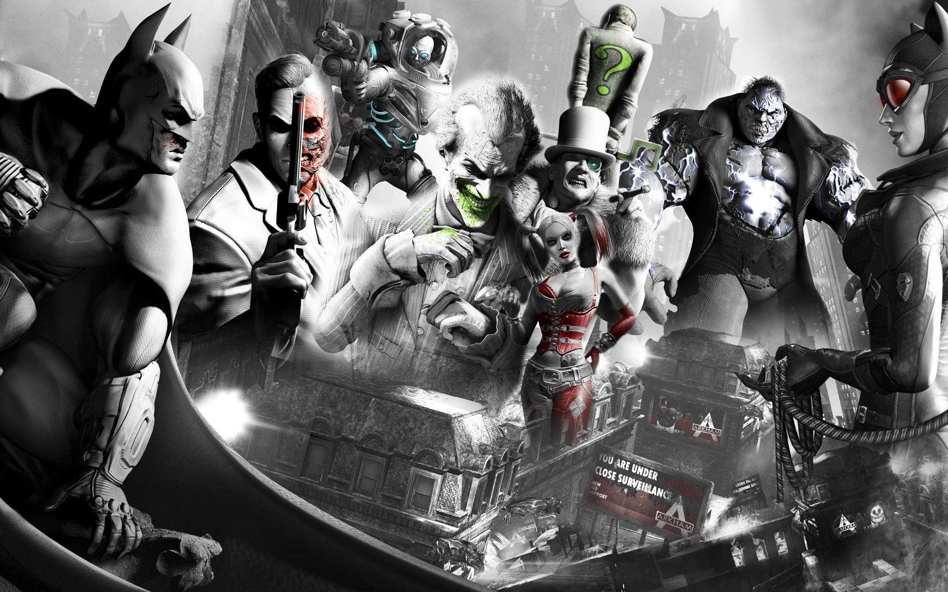 1920x1200 Batman Villains Wallpaper