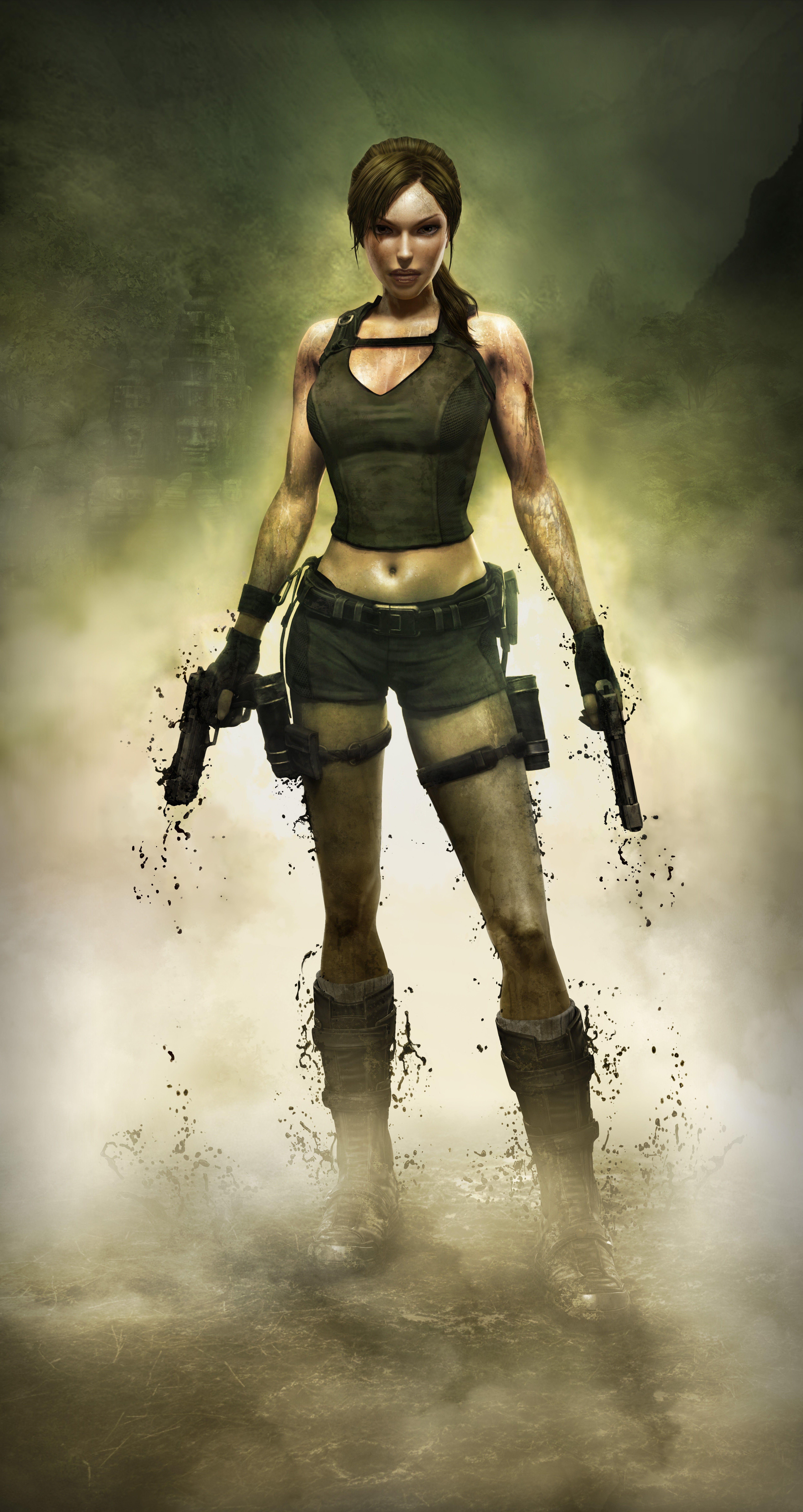 5182x9754 women, Lara Croft, Movies, Tomb Raider, Tomb Raider: Underworld