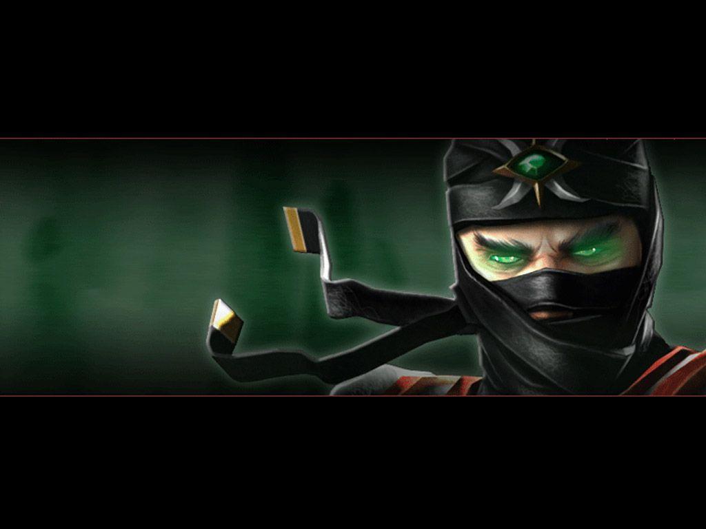 1024x768 Black Ninja Wallpaper
