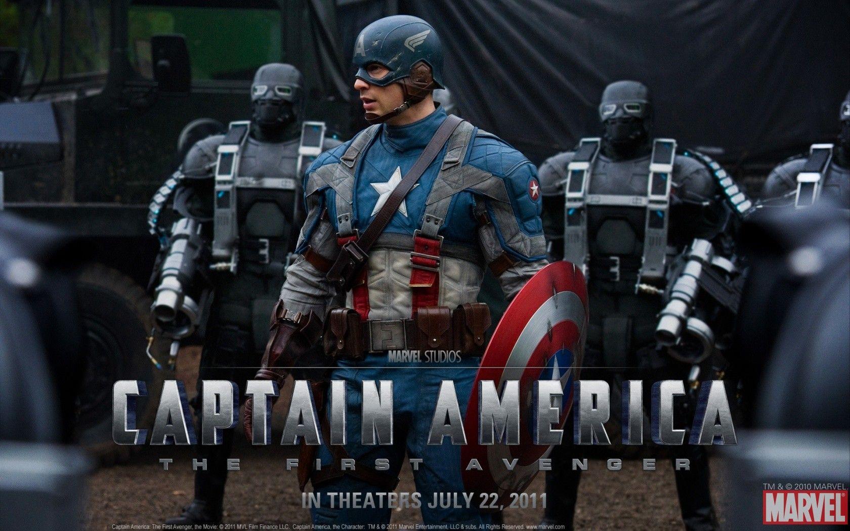 1680x1050 Captain America: The First Avenger Movie Wallpaper. Apps