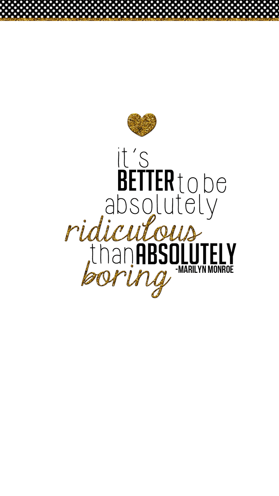 900x1600 FREE adorable phone wallpaper! Black and gold glitter. Iconic