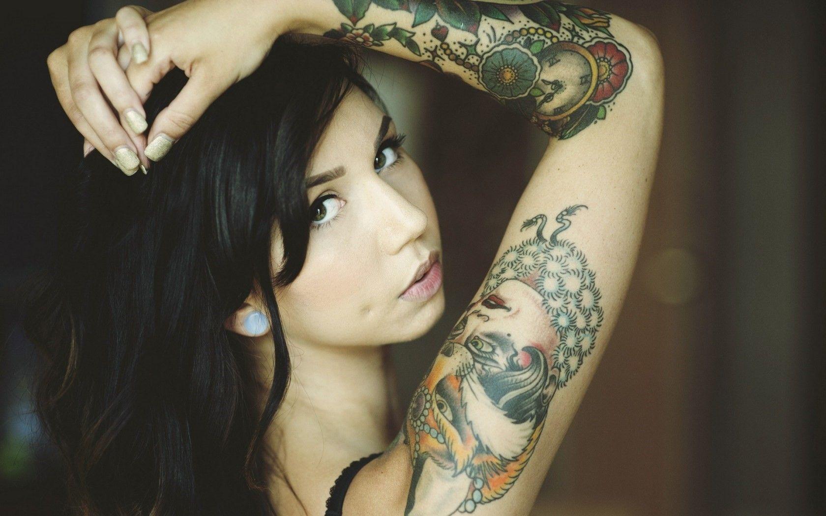 1680x1050 Girls HD Wallpaper Girl 3D Tattoo Wallpaper Tattoos 733 Picture
