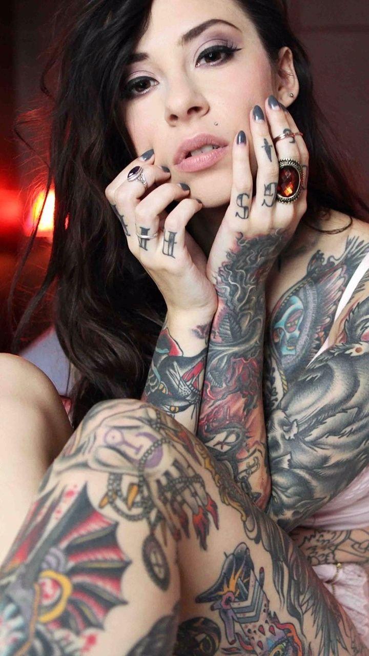 720x1280 Mobile Tattoo Girl Wallpaper HD