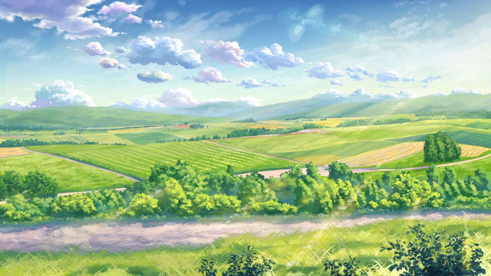 Green Anime Scenery Wallpapers - Top Free Green Anime Scenery Backgrounds -  WallpaperAccess