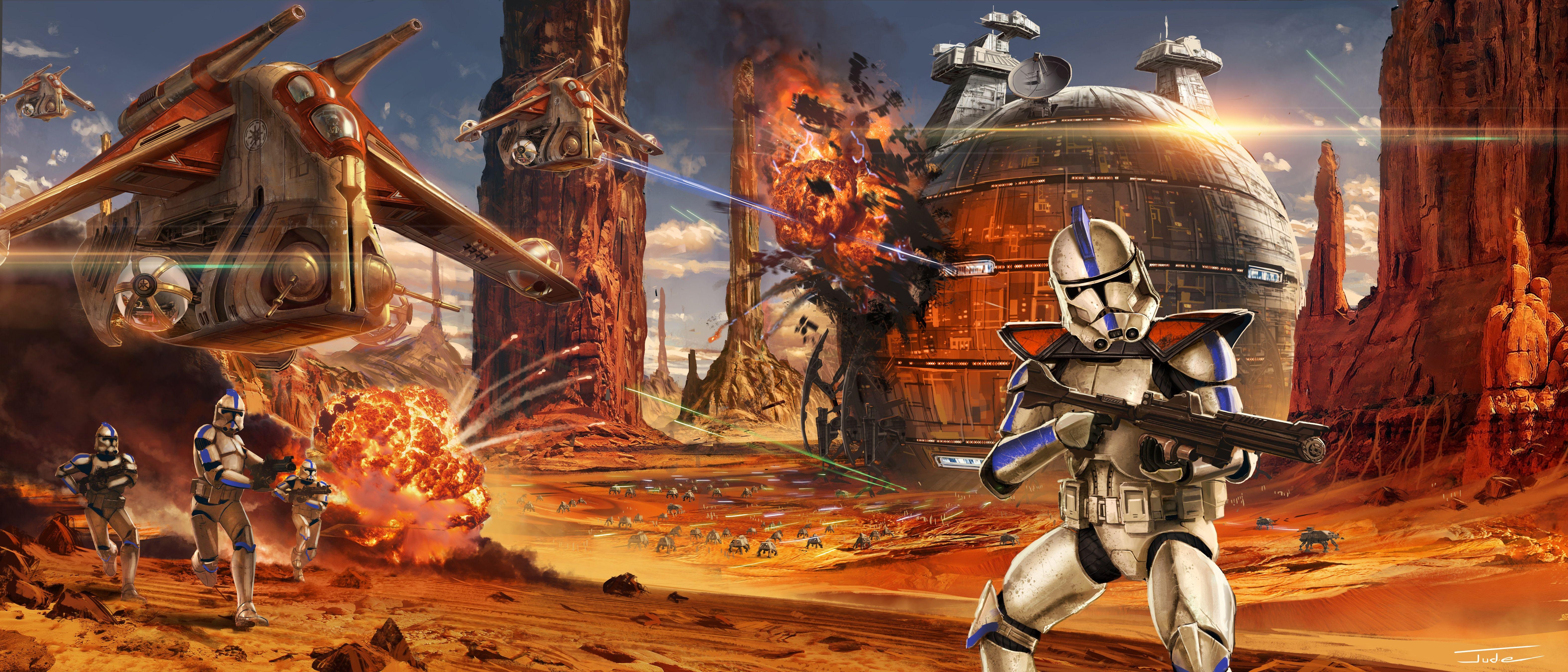 6300x2700 Clone Trooper HD Wallpaper and Background Image