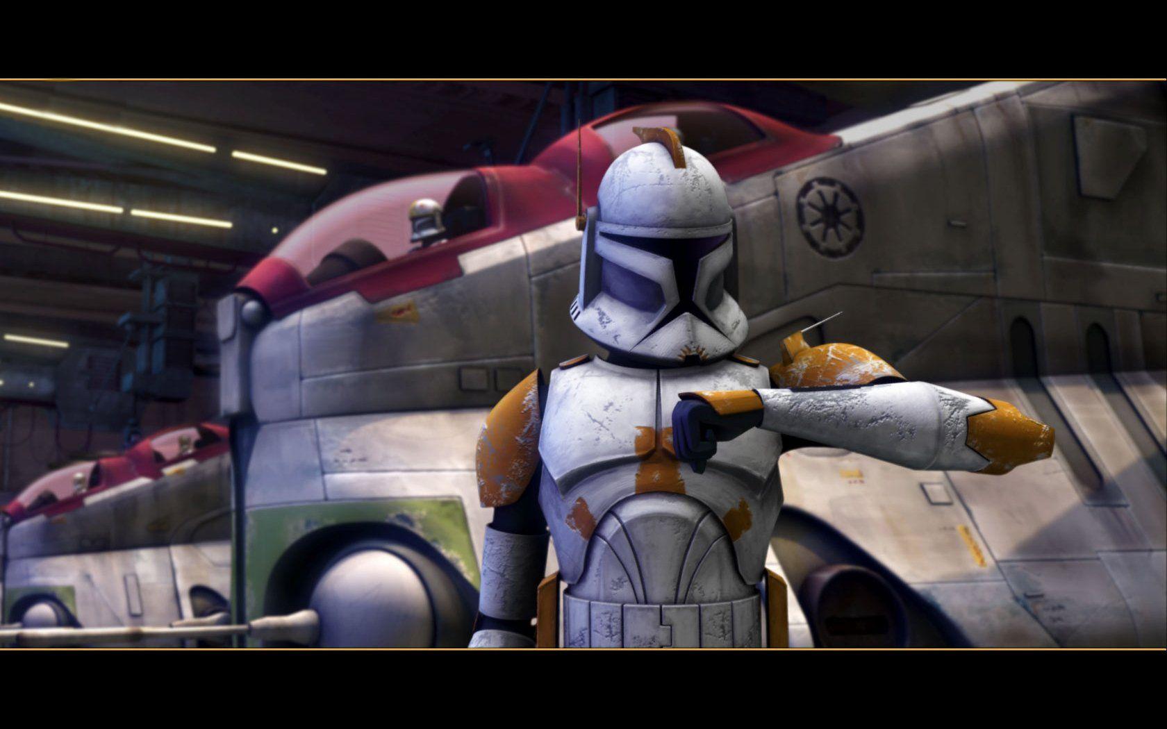 1680x1050 Star Wars Clone Wars clone trooper Commander Cody wallpaper