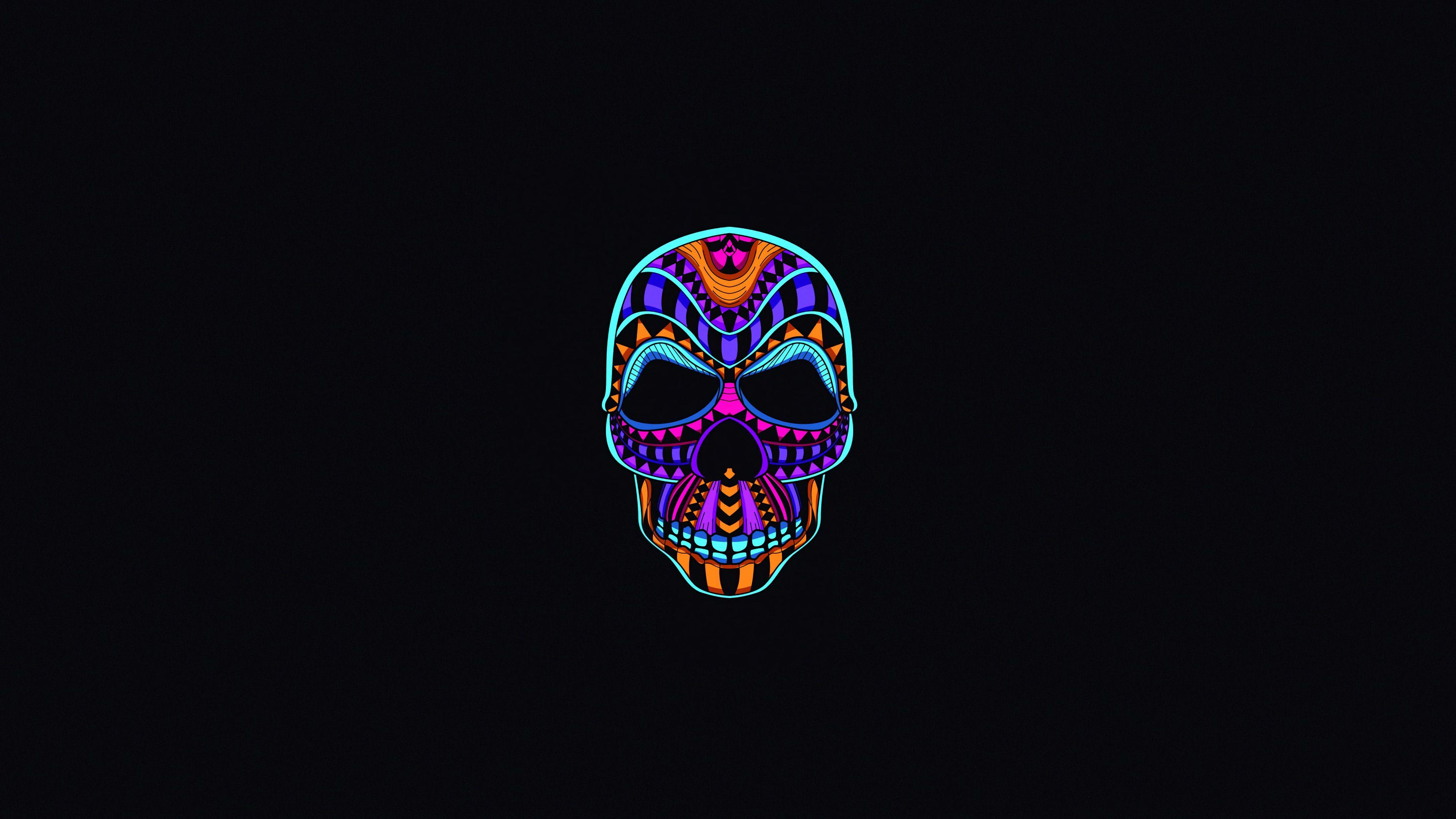 3840x2160 Minimalist Black Wallpaper