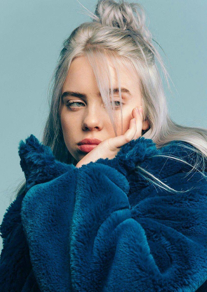 842x1191 Singer Star Billie Eilish Poster White Coated Paper Art Wallpaper