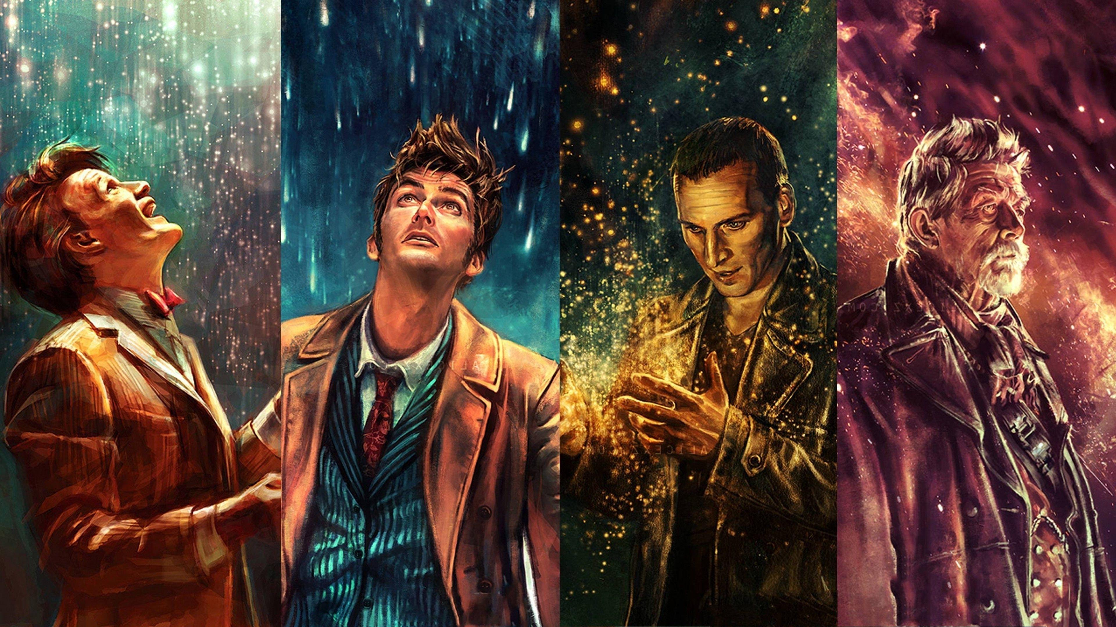 3840x2160 Doctor Who, The Doctor, War Doctor, Ninth Doctor, Tenth
