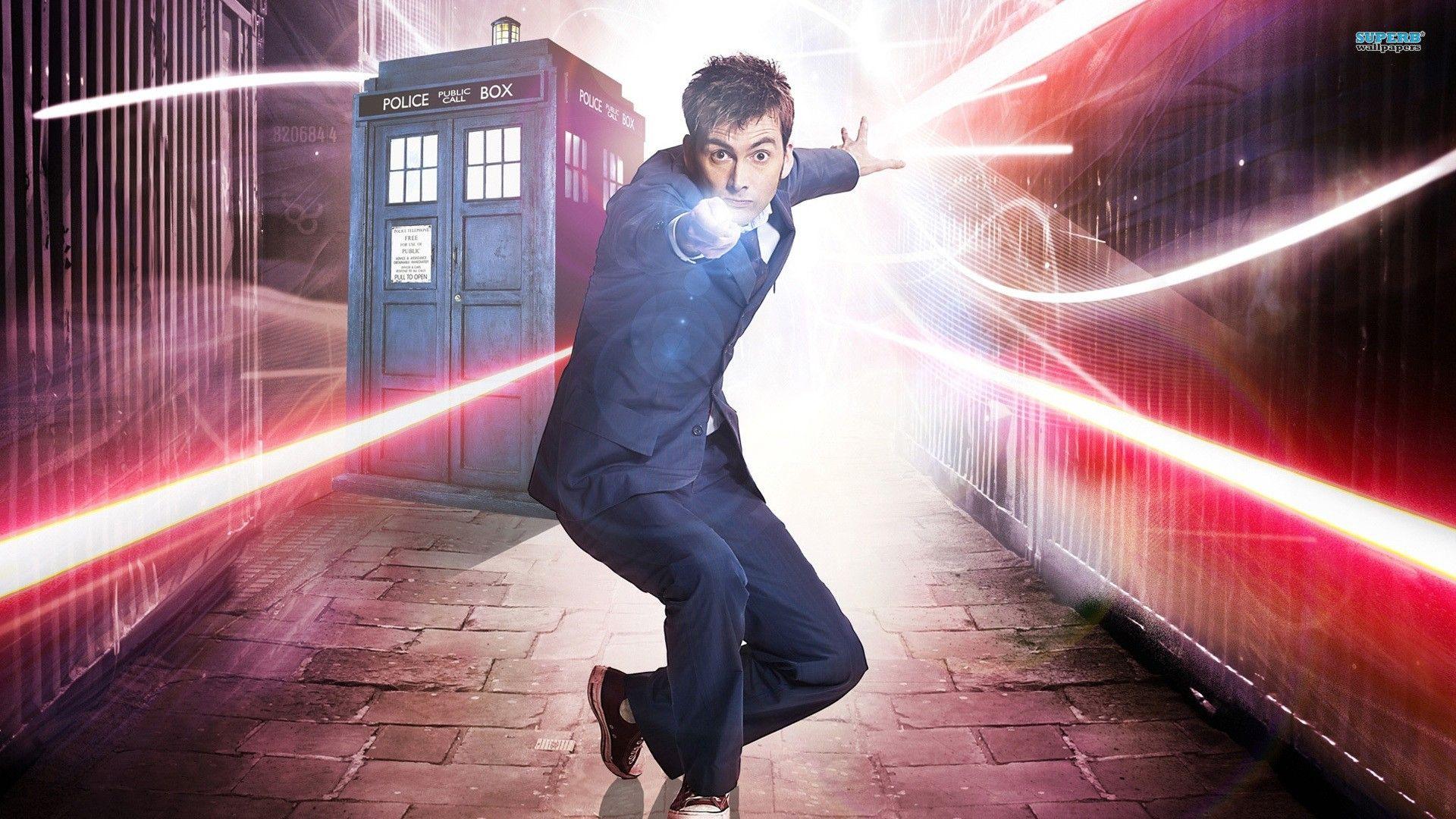 1920x1080 Doctor Who, The Doctor, TARDIS, David Tennant, Tenth Doctor