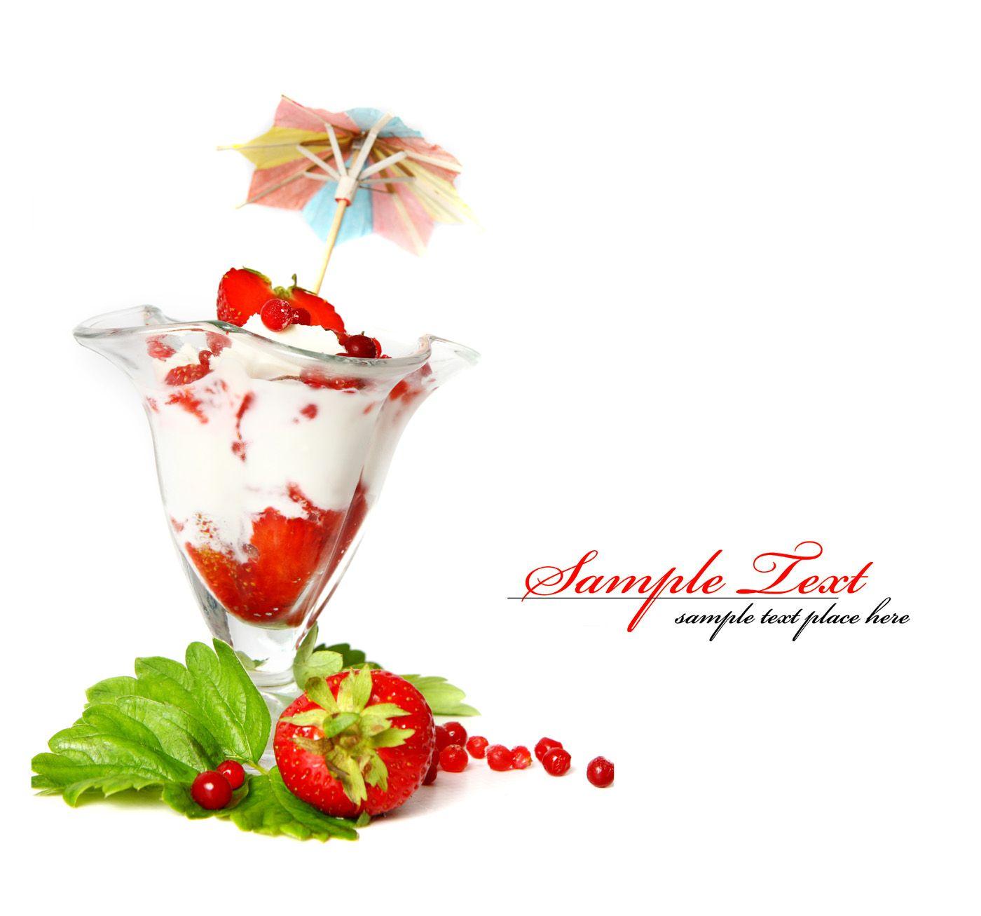 1400x1307 HD picture strawberry ice cream 26998