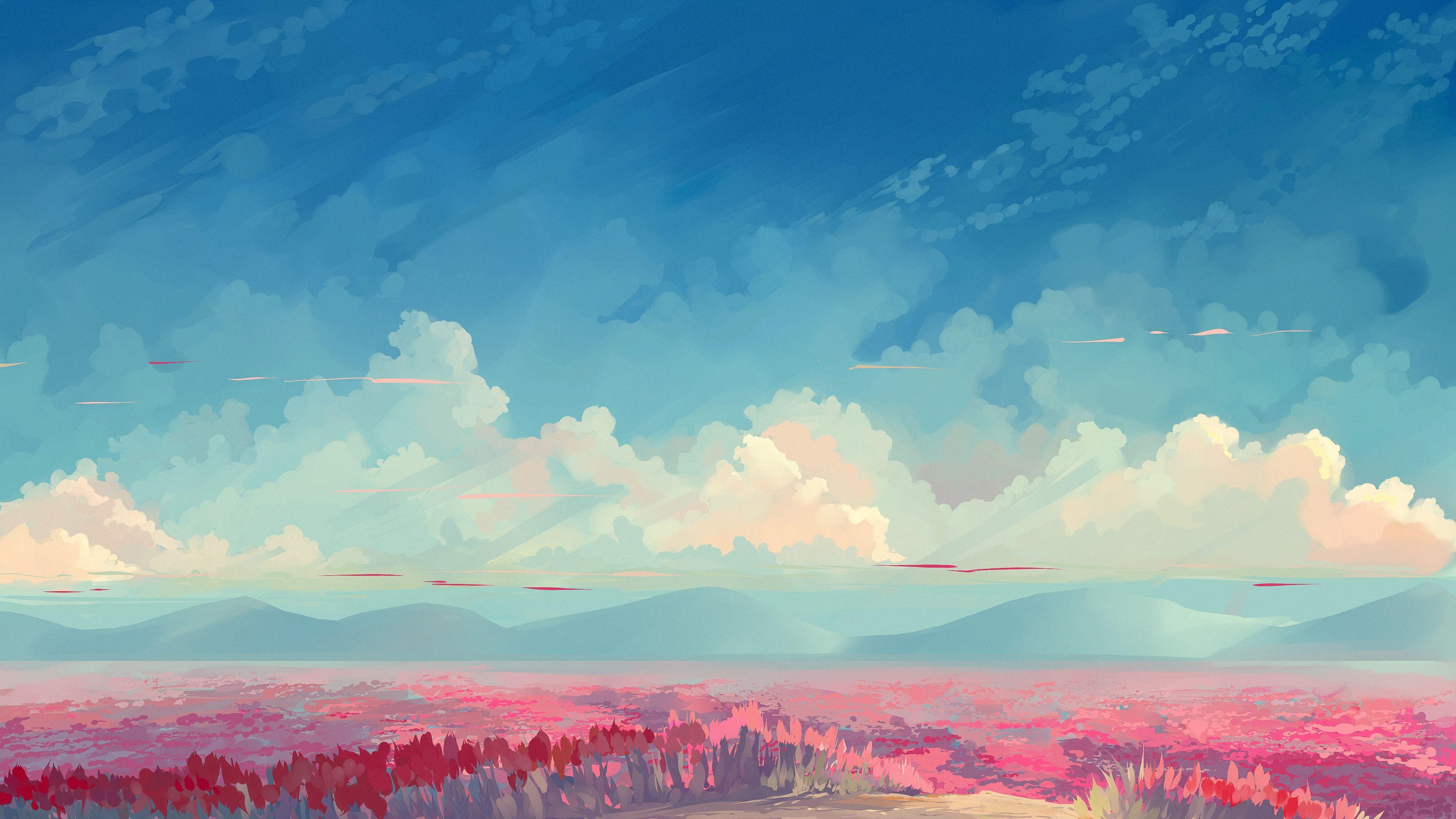 3840x2160 Anime Landscape Wallpaper 4k. Materi Pelajaran 8