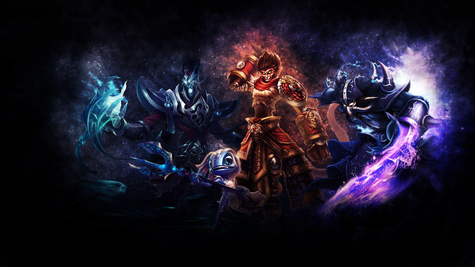 1920x1080 Karthus, Fizz, Wukong & Kassadin