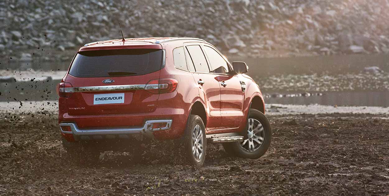 1250x630 Ford Endeavour off road wide view wallpaper Cars