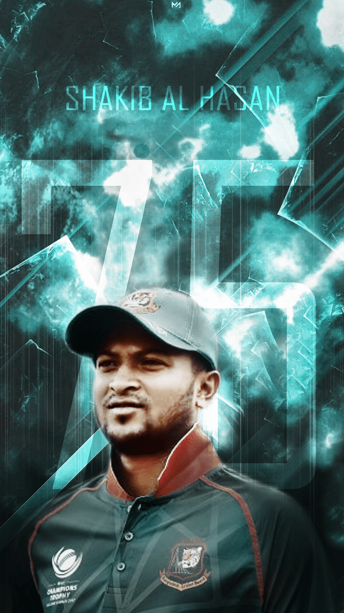 shakib al hasan kneeling