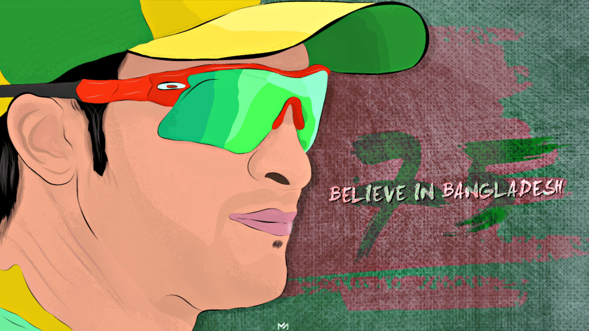 1192x670 Shakib al hasan. Believe in Bangladesh by MAHMUDGFX. Bangladesh