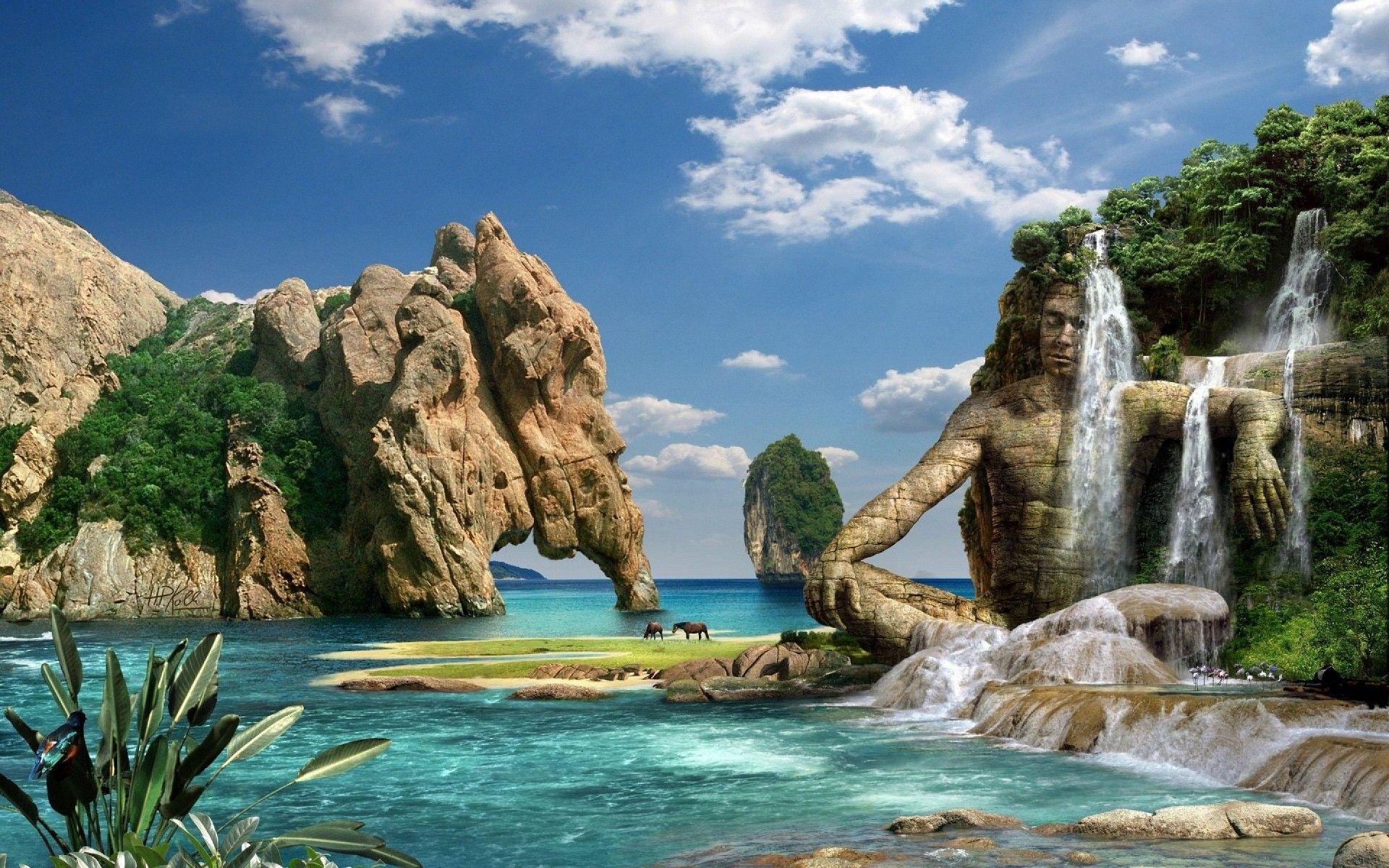 1920x1200 3D HD Nature Wallpaper For Mobile