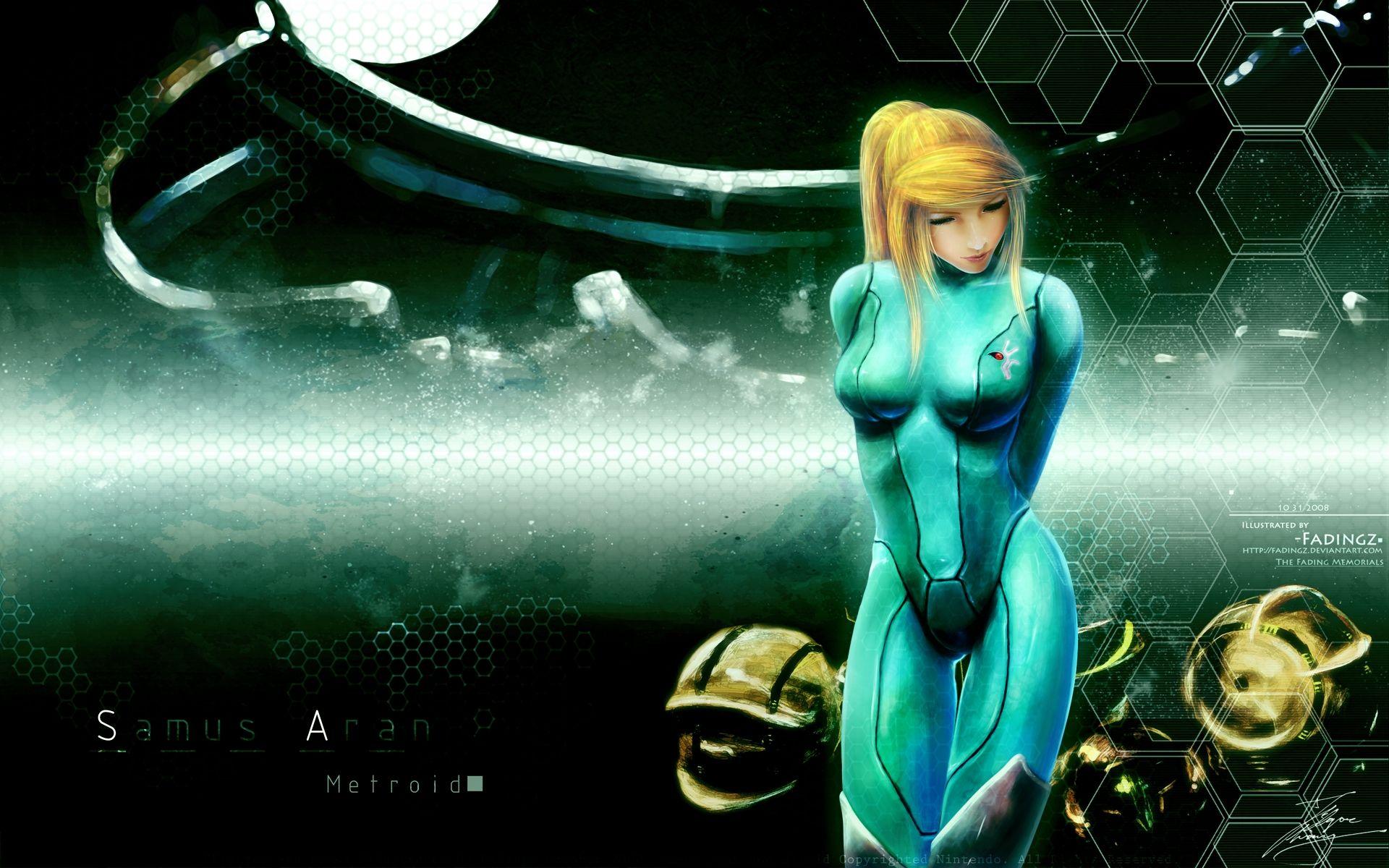 1920x1200 Zero Suit Samus, Wallpaper Anime Image Board