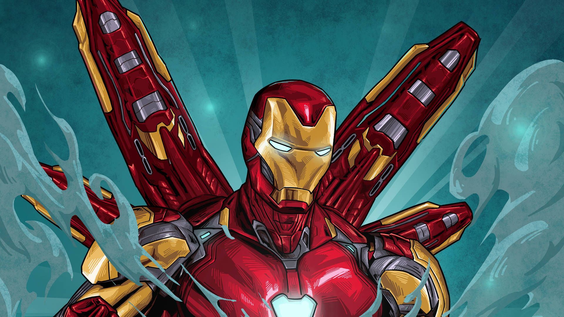 1920x1080 Download Iron Man 4k Drawing Wallpaper