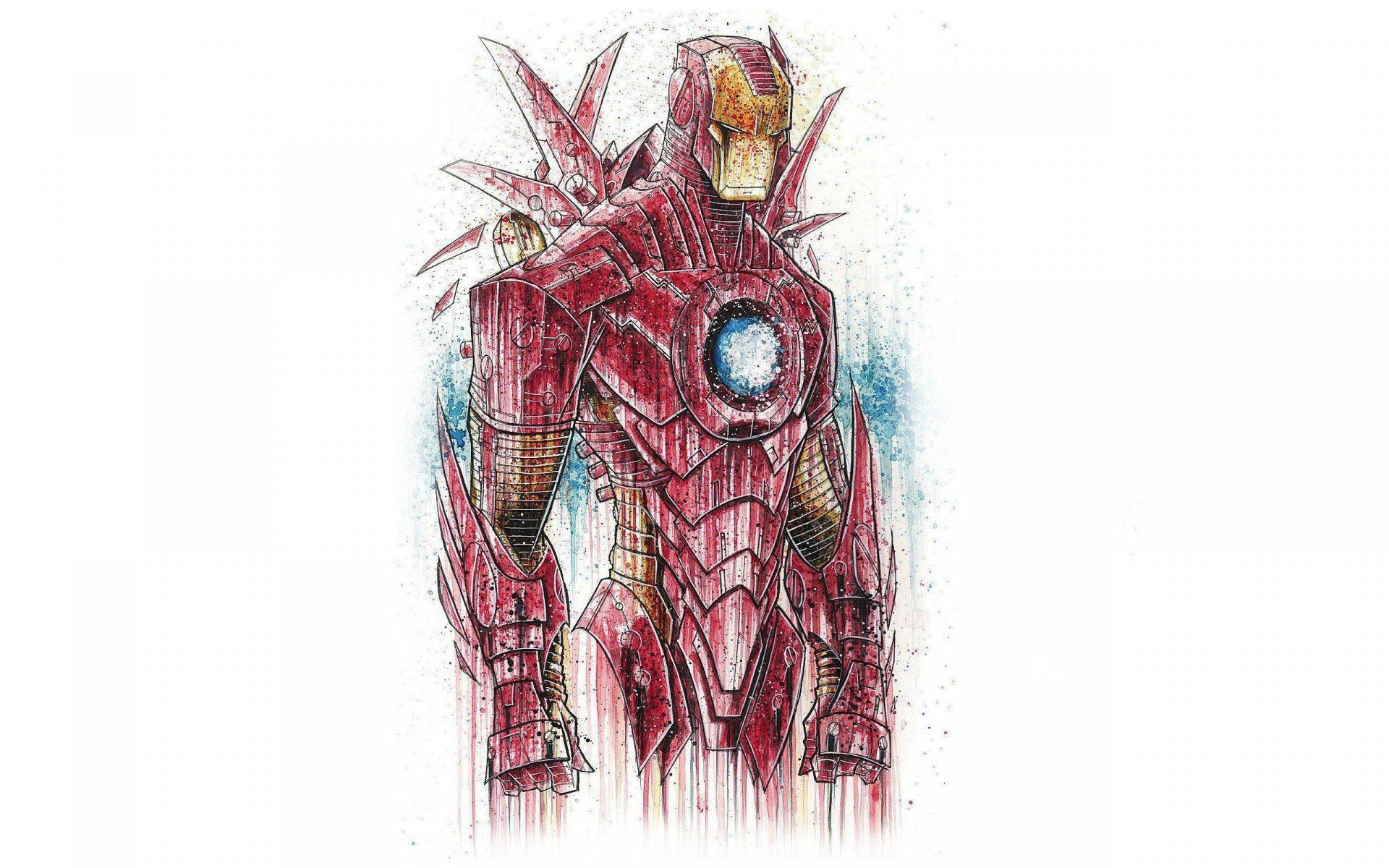 1920x1200 Download Comic Iron Man HD Wallpaper