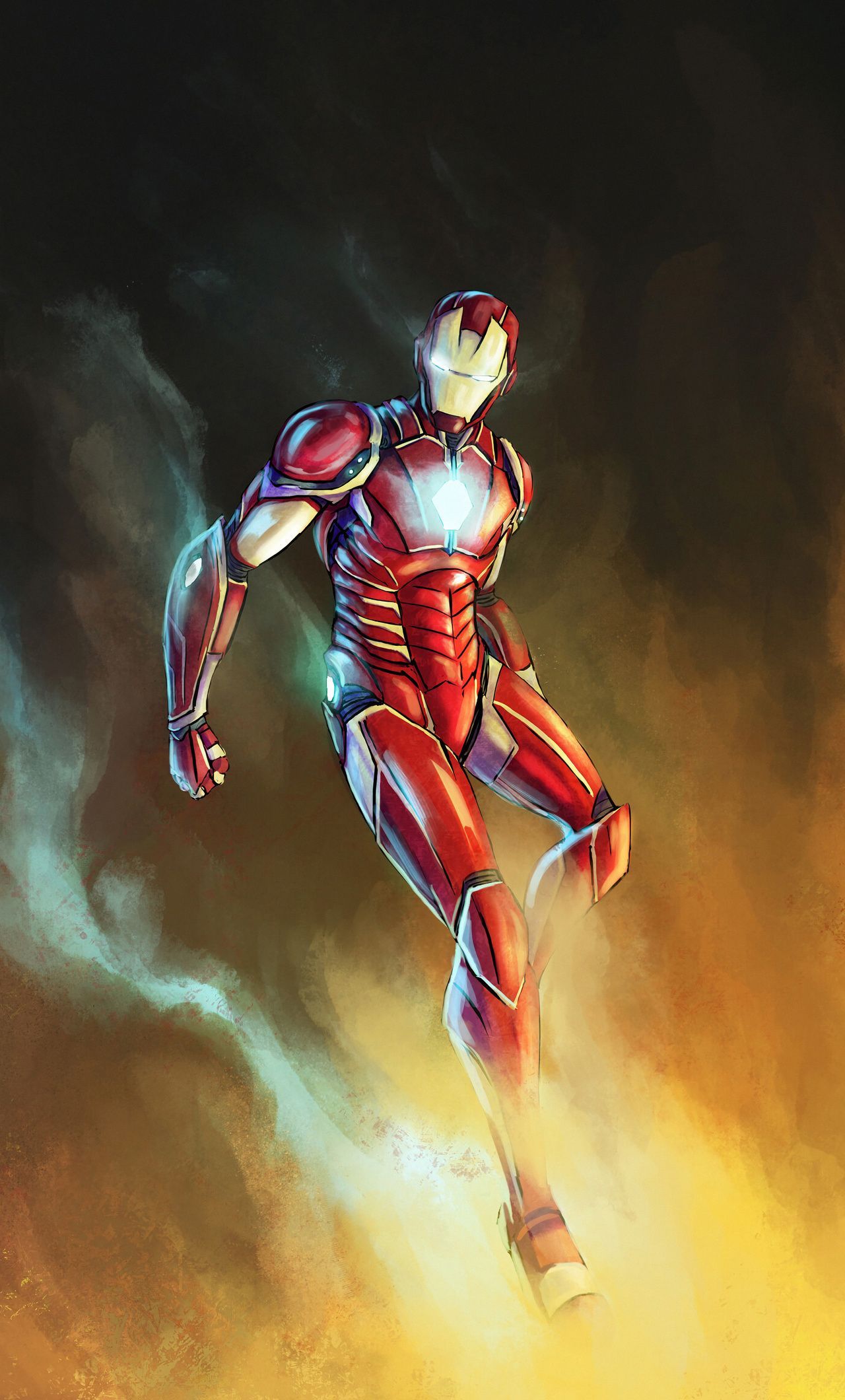 1280x2120 Iron Man Sketch Artwork iPhone , HD 4k Wallpaper, Image, Background, Photos and Picture