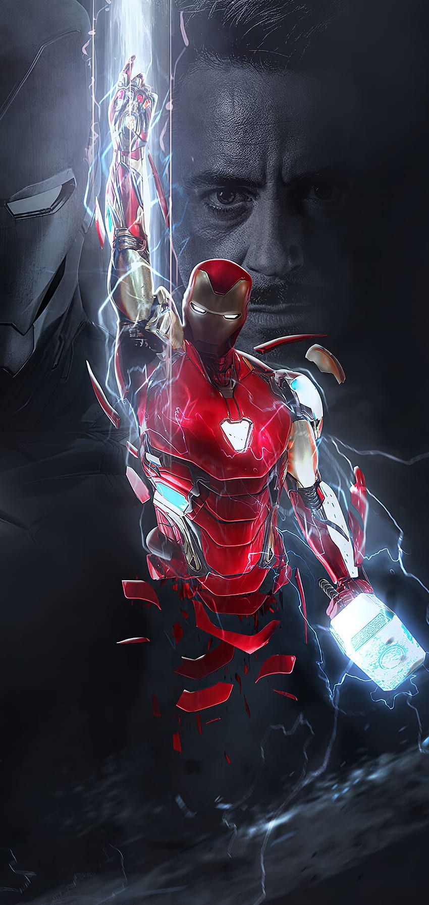 850x1794 Best Iron Man ( + ), Iron Man Phone HD phone wallpaper