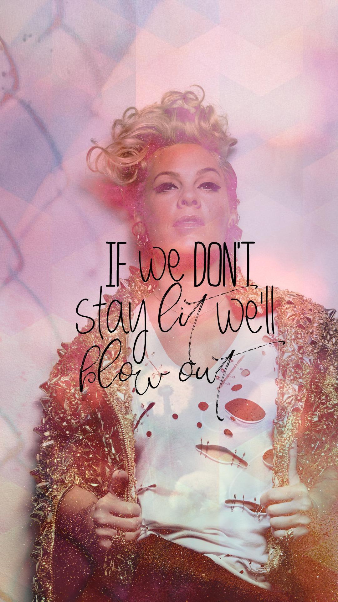 1080x1920 P!nk (Pink) Lyrics pour Androidéléchargez l'APK