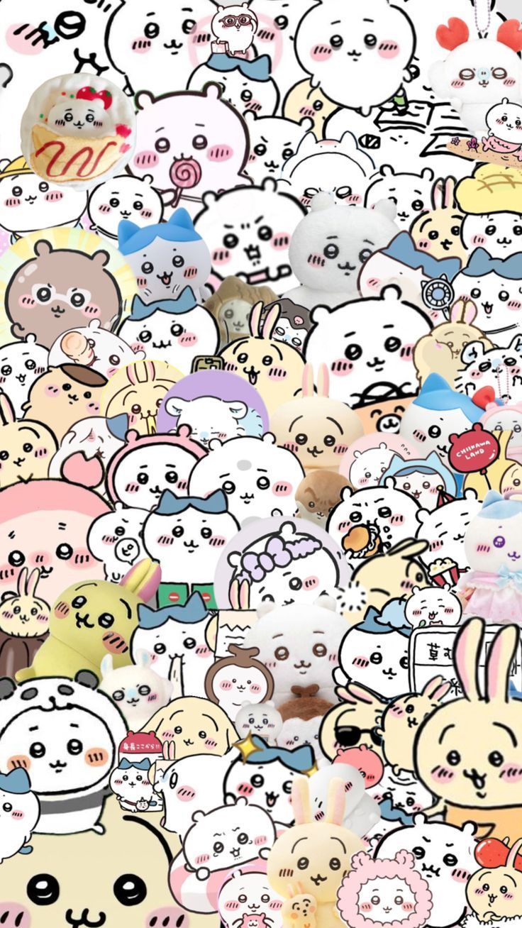736x1308 chiikawa #hachiware #usagi #cute #collages