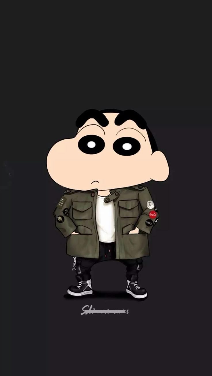 736x1308 Shinchan iPhone 4k Wallpaper
