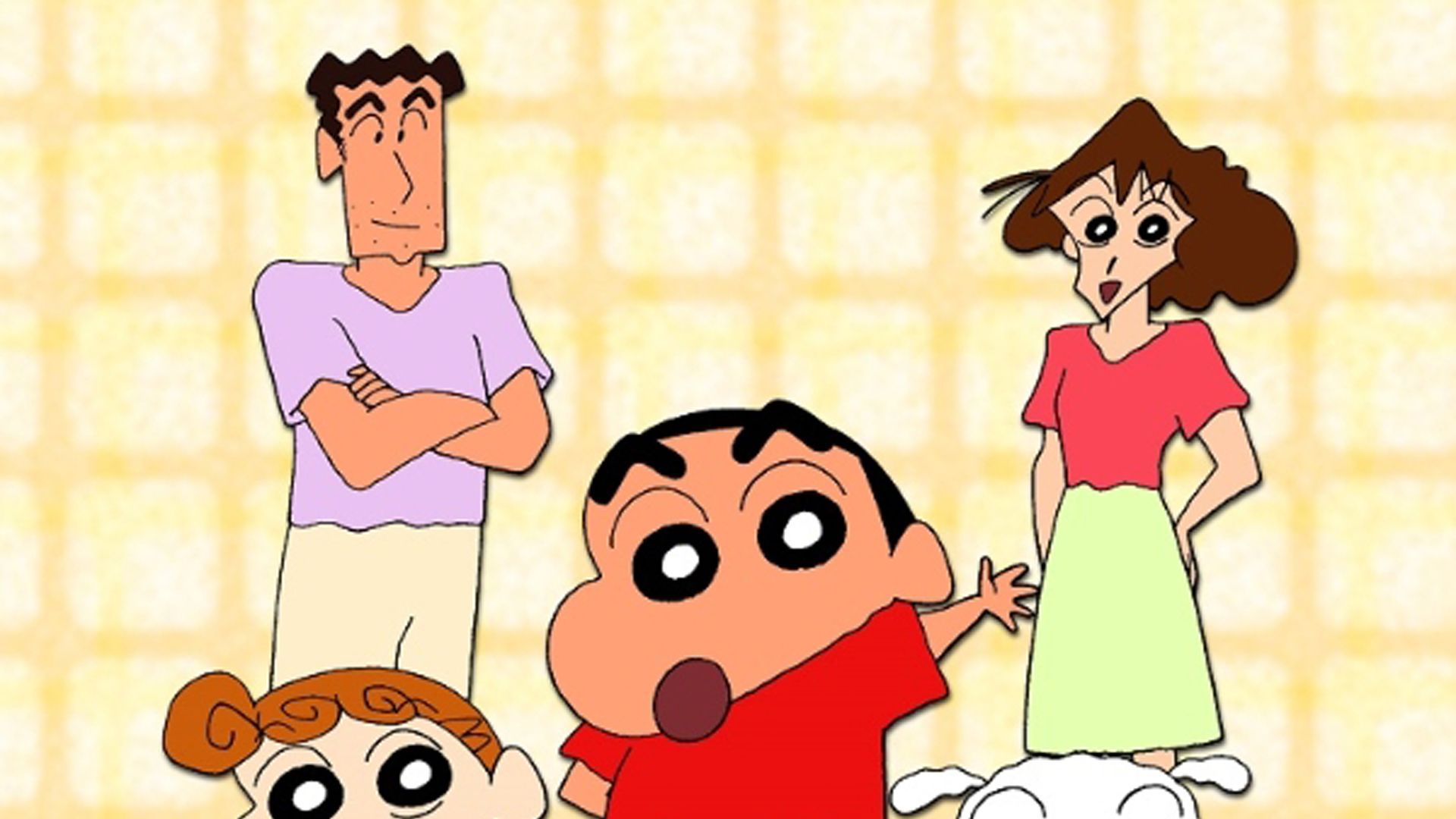 1920x1080 Shinchan With Family HD Shinchan Wallpaper