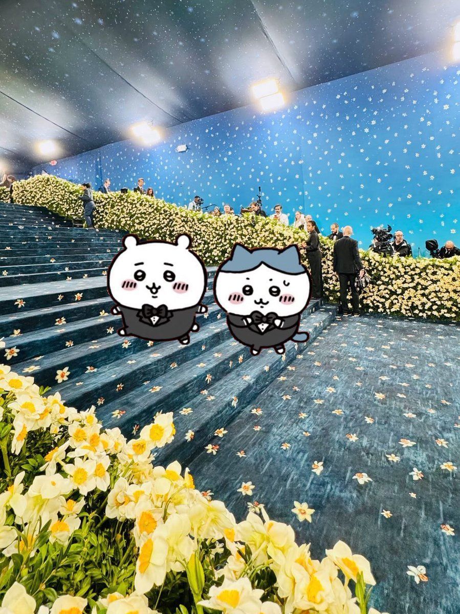 899x1200 Chiikawa and Hachiware have arrived at the Met Gala