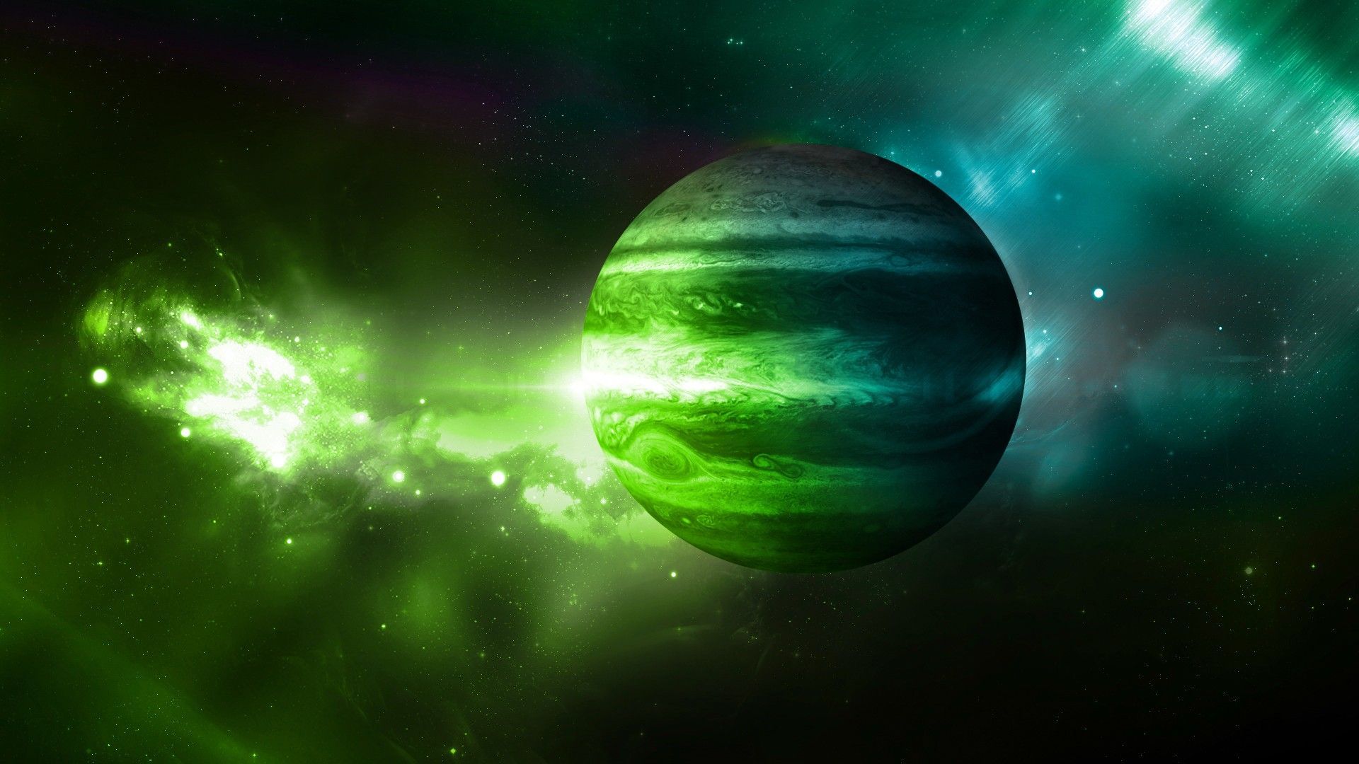 1920x1080 outer, Space, Stars, Planets, Glowing, Science, Fiction, Space, Sci fi Wallpaper HD / Desktop and Mobile Background
