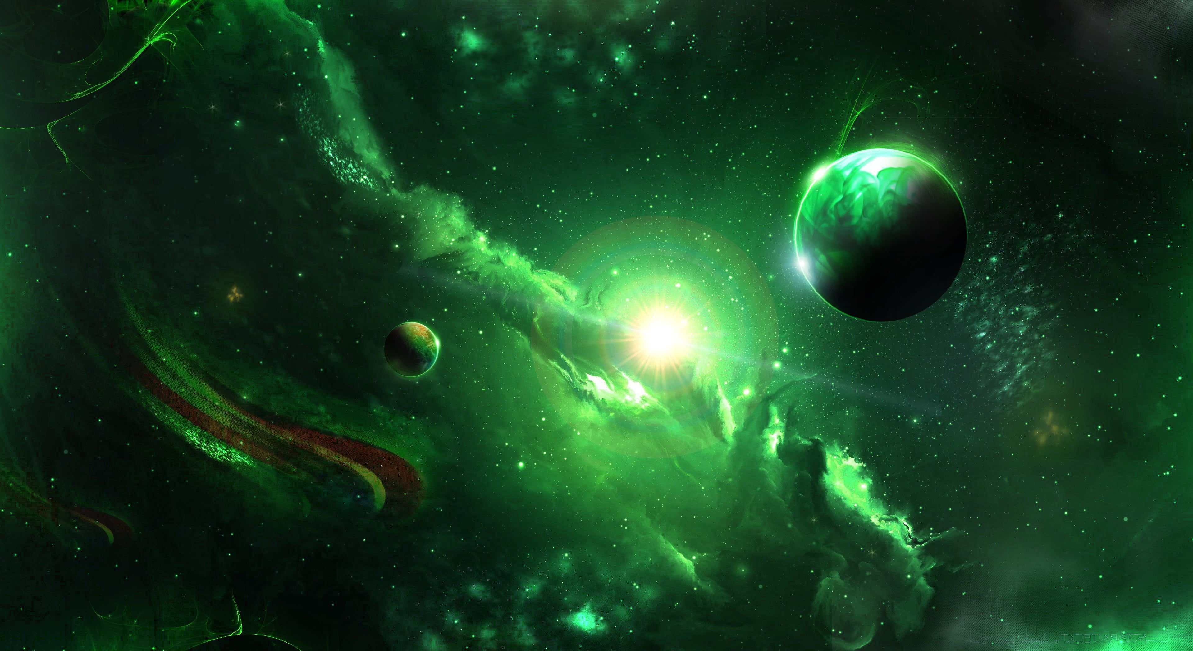 3840x2096 Green Planet 4k Wallpaper