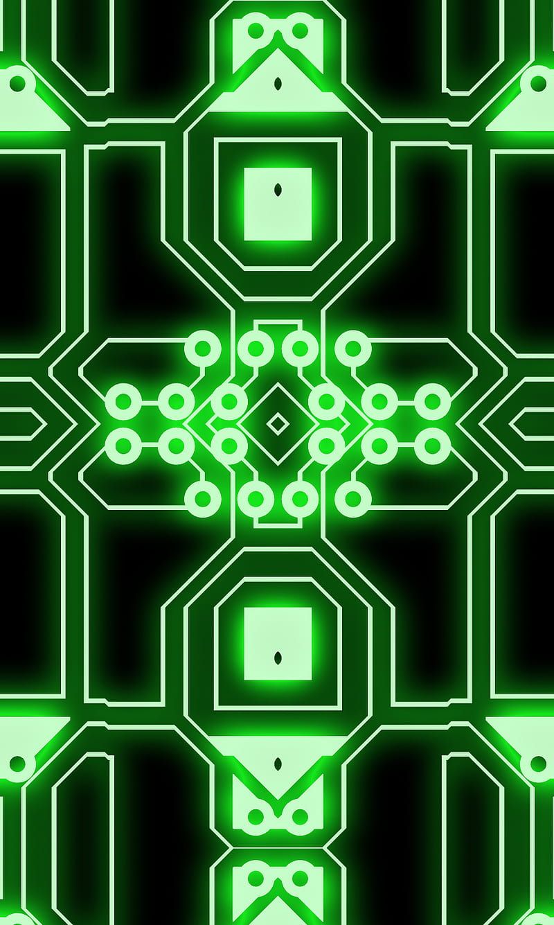 800x1335 Circuit 2 Green, science fiction, si fi, tech, technology, HD phone wallpaper