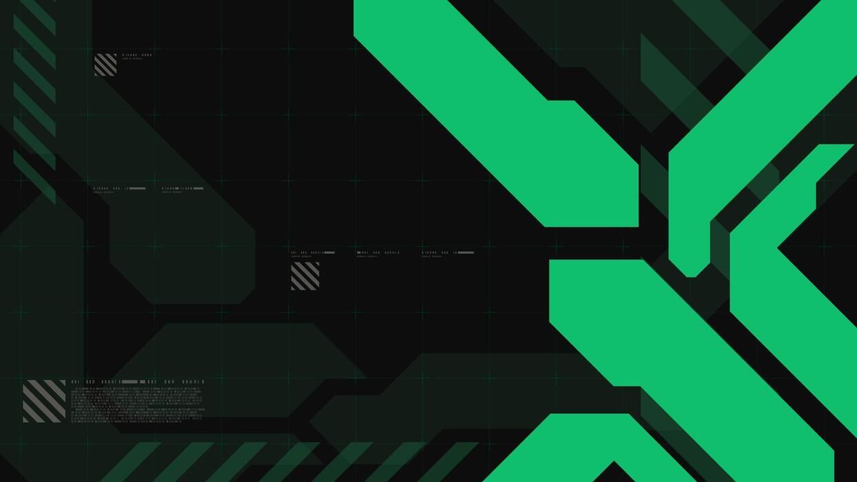 1244x700 Abstract Green And Black Retro Futuristic And Sci Fi Background With Cyberpunk Style Design