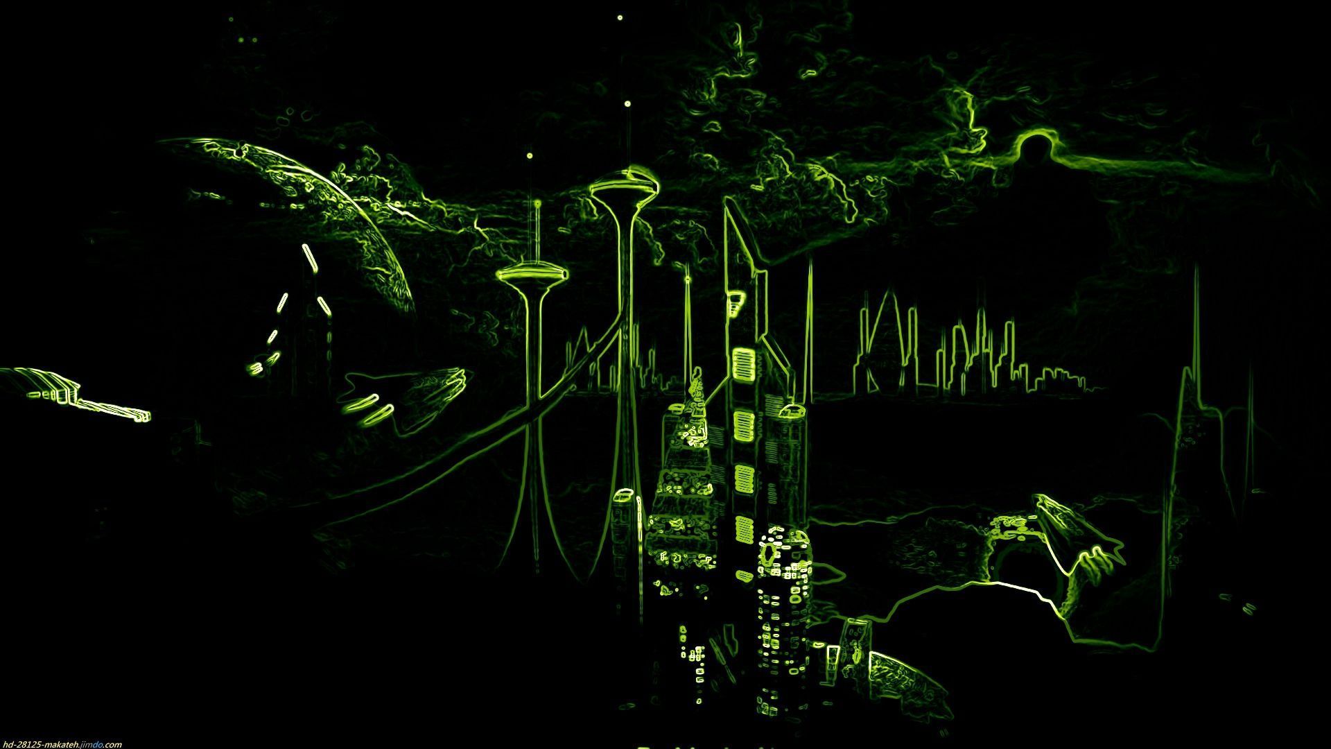 1920x1080 Desktop wallpaper: Abstract, Sci Fi, City, Planet, Space 4K free download for PC. 594034
