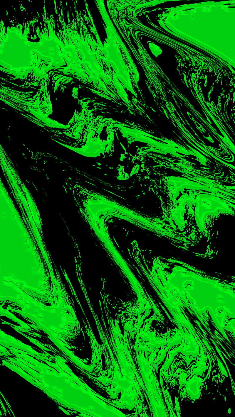 800x1422 GREEN FLUID, Seawolf, abstract, art, digital, glitch, glitchart, mockup, neon, HD phone wallpaper