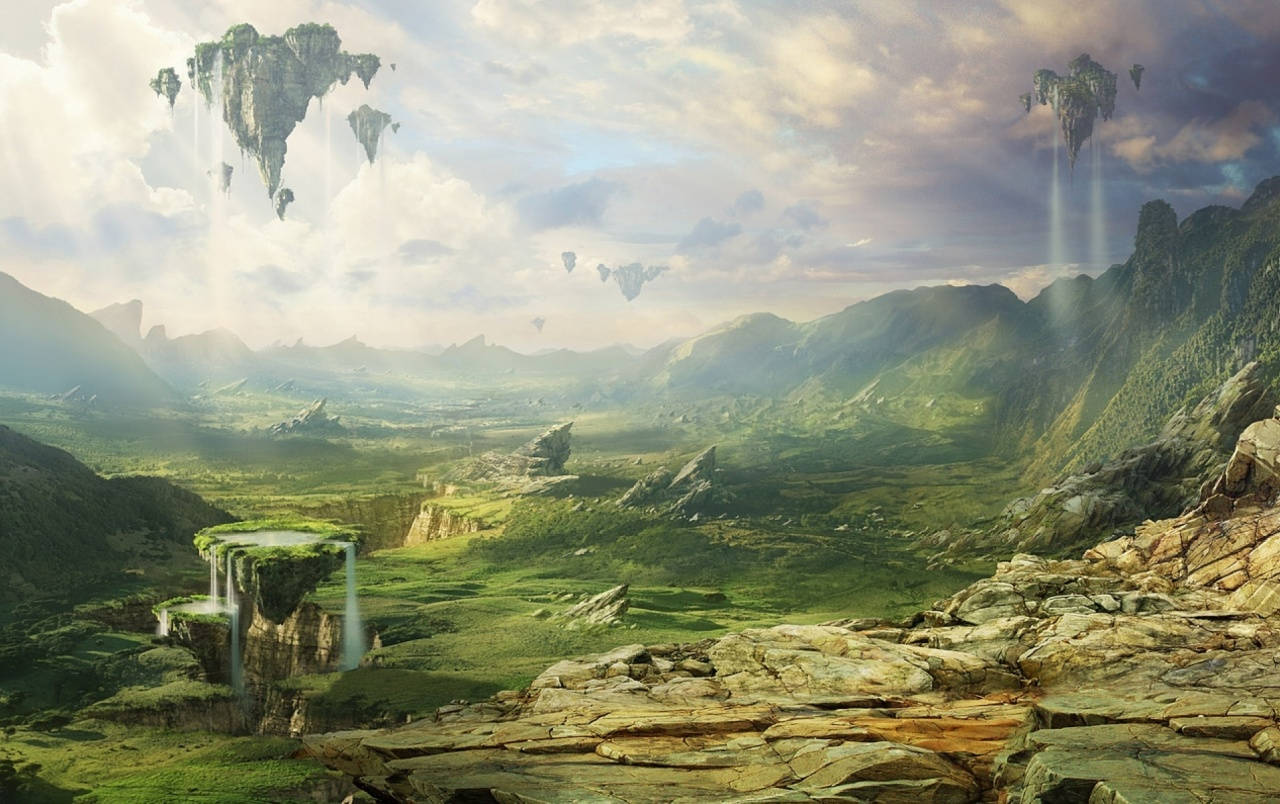 1280x804 Sci Fi Landscape Wallpaper