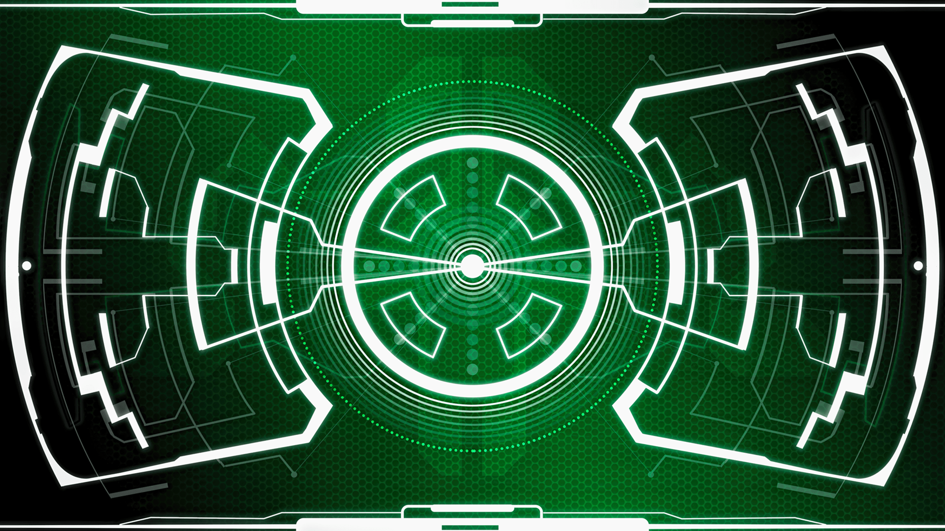 1920x1080 green, abstract, futuristic, science fiction, tech, HUD, HD Wallpaper