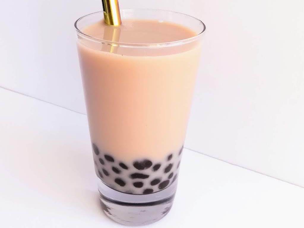 1024x768 Hojicha Bubble Tea