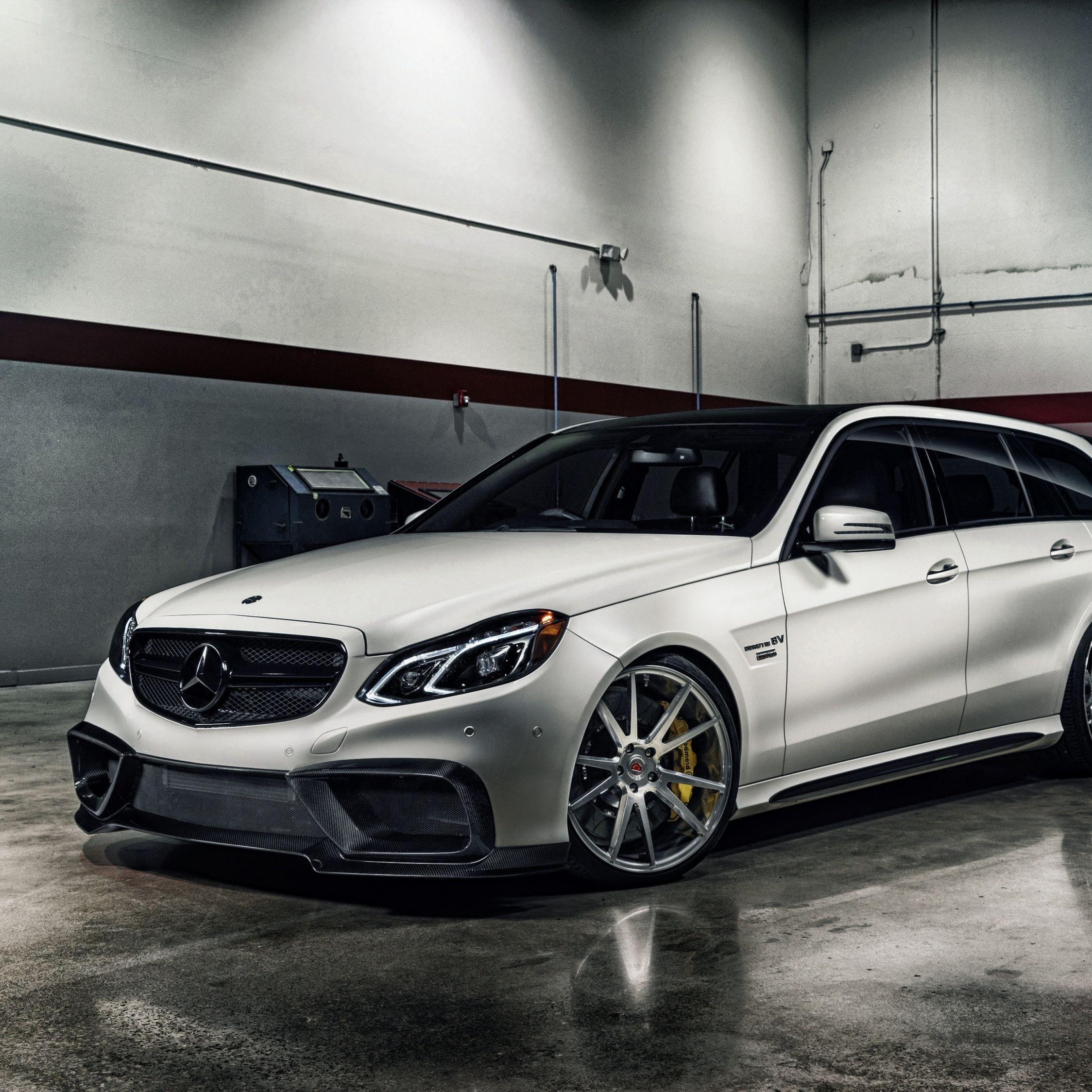 2248x2248 Download 2248x2248 Wallpaper Silver, Mercedes Benz E Class