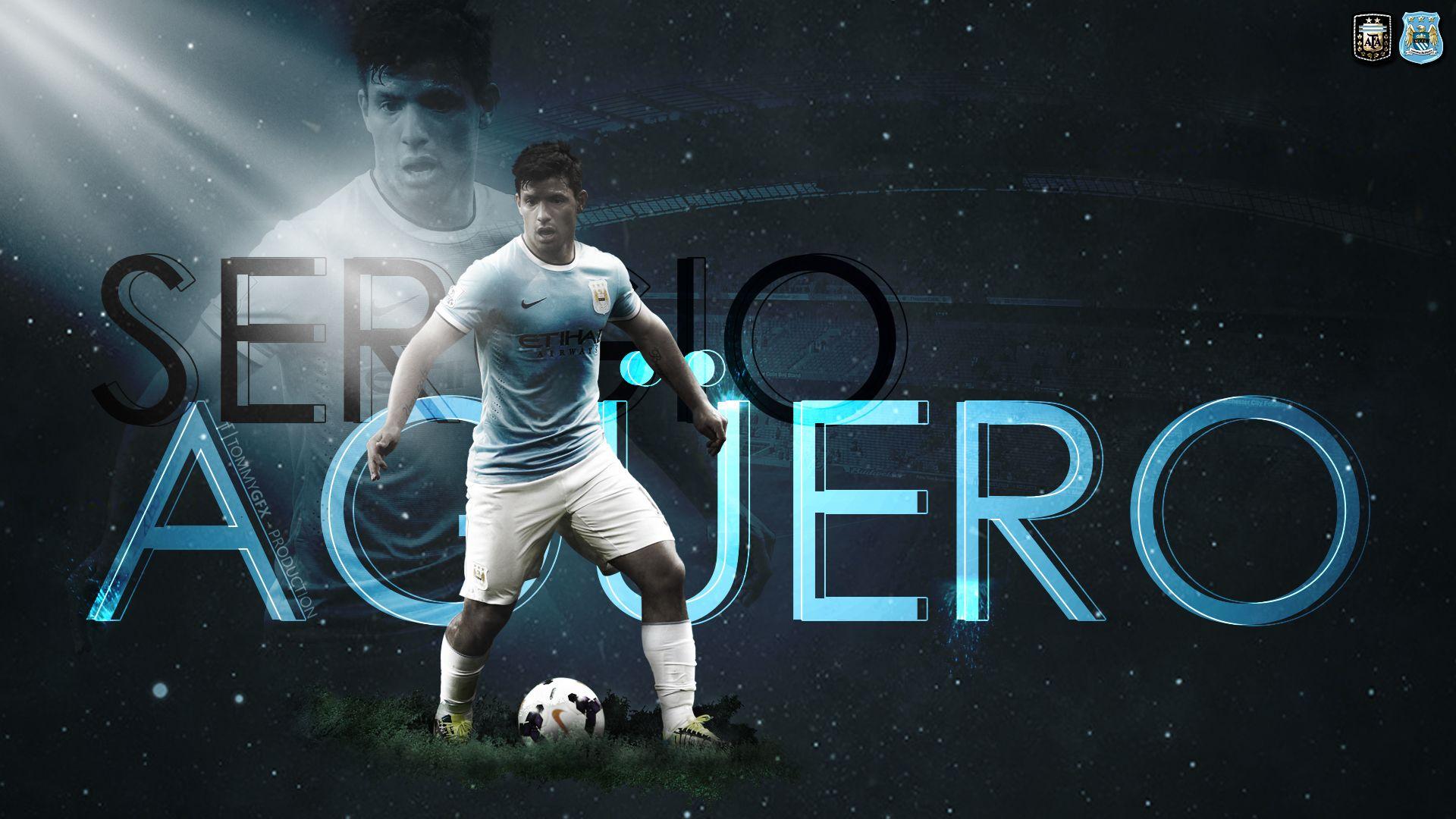 1920x1080 Sergio Agüero. HD Football Wallpaper