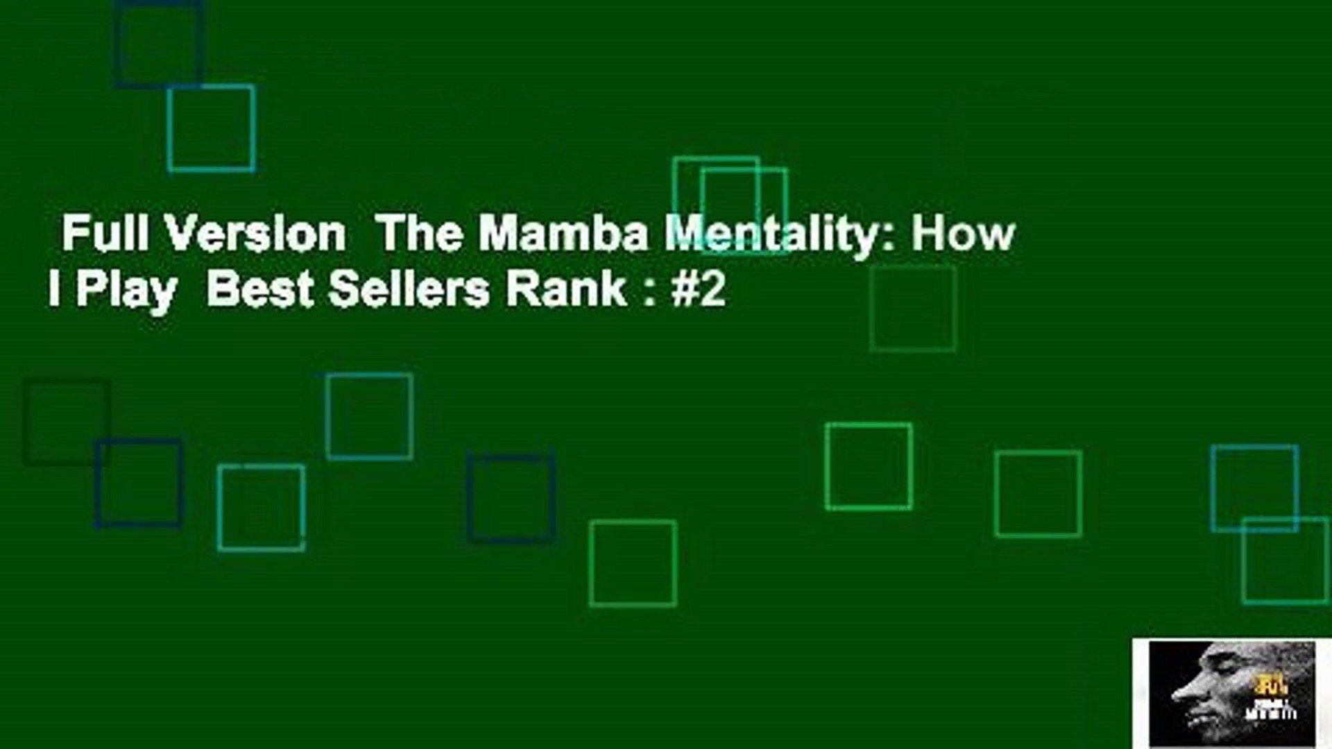 1920x1080 Full Version The Mamba Mentality: How I Play Best Sellers Rank