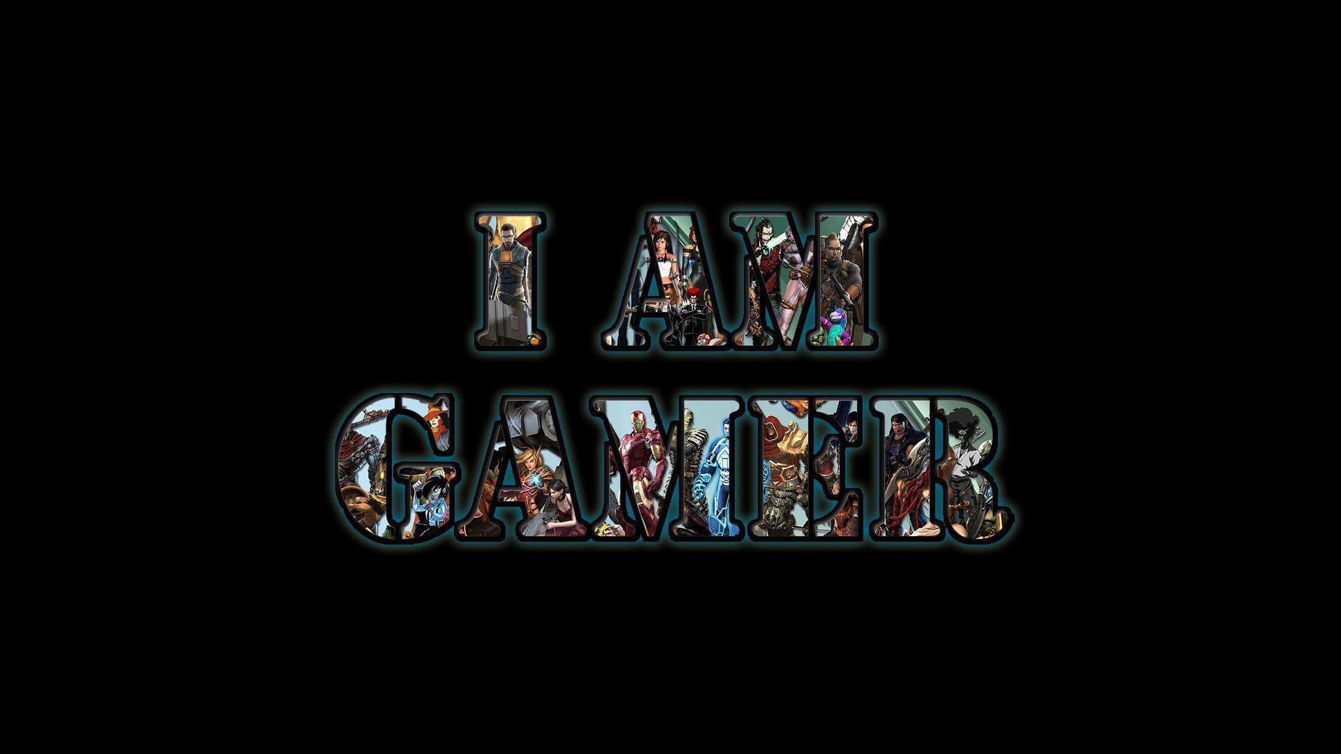 1920x1080 I Am A Gamer Wallpaper
