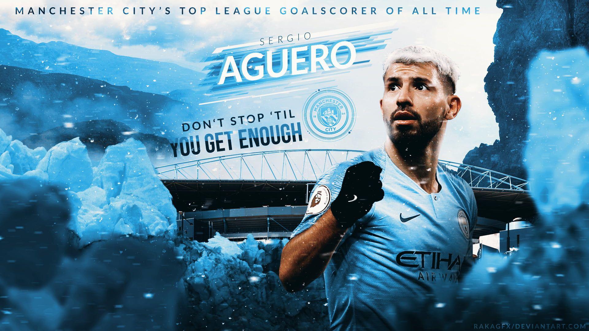 1920x1080 Soccer, Sergio Agüero, Argentinian, Manchester City F.C., HD