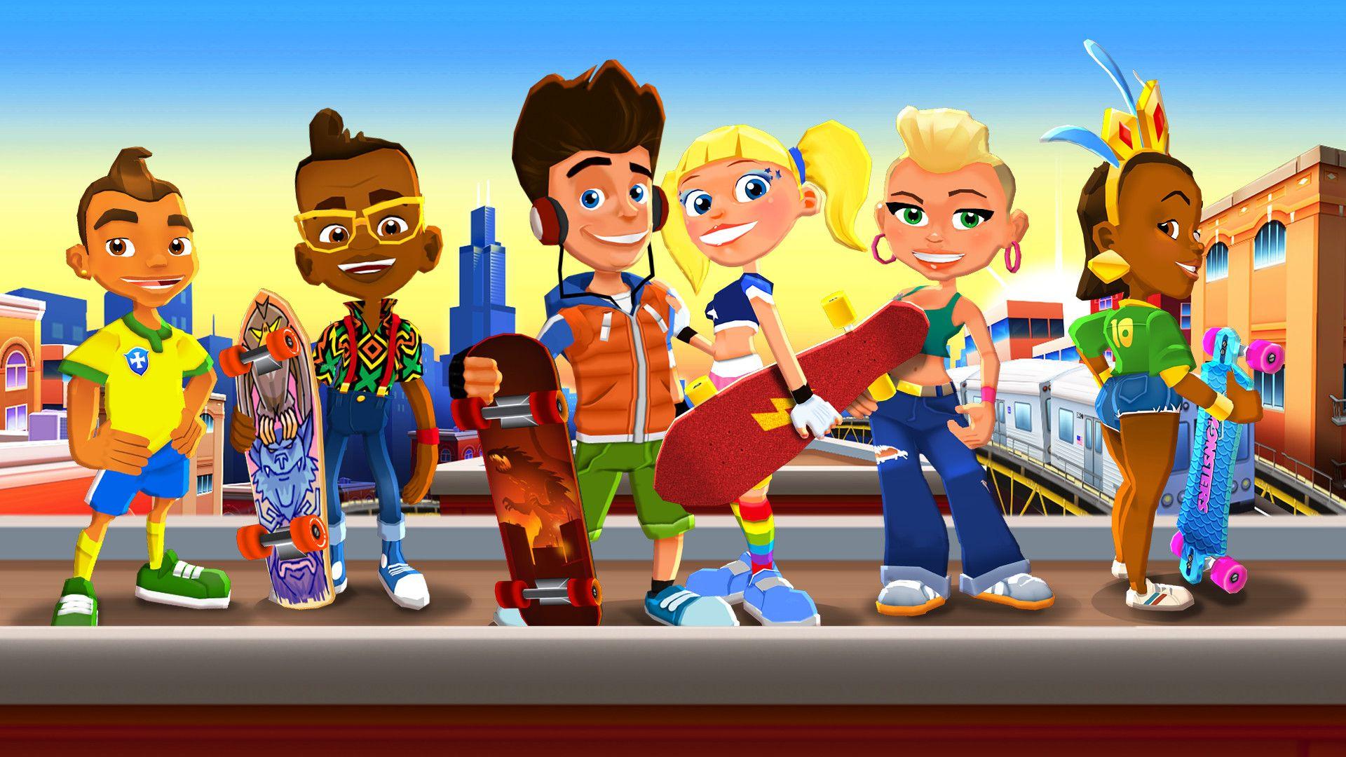 Subway Surfers Wallpaper - iXpap  Subway surfers, Surfer, Cute canvas  paintings