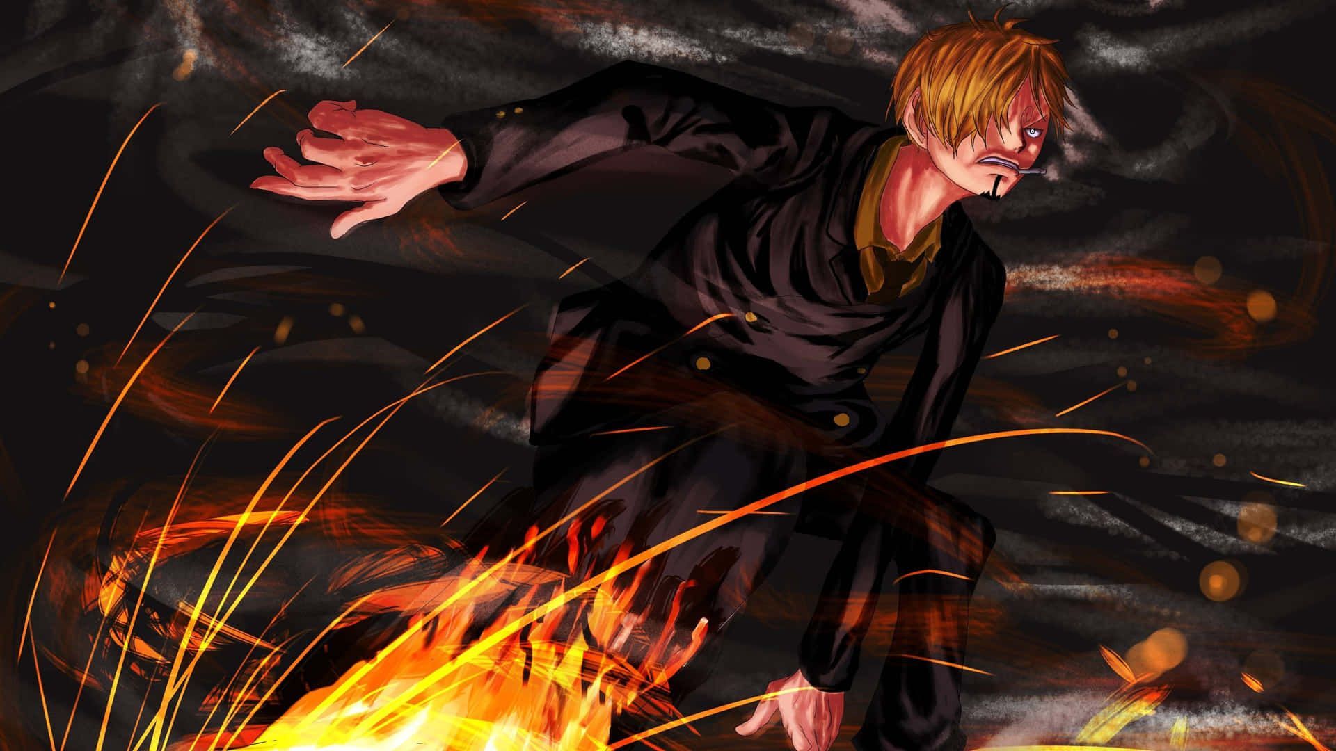 1920x1080 Download Sanji 4K Dark Art Wallpaper