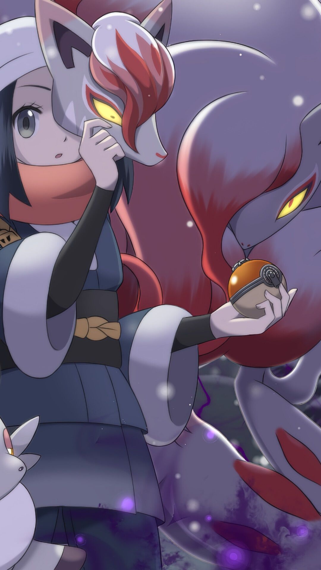 1080x1920 Hisuian Zoroark Wallpaper