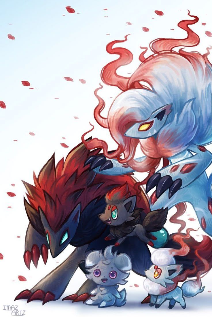736x1103 Ink. Zorua pokemon, Pokemon zoroark, Pokemon art