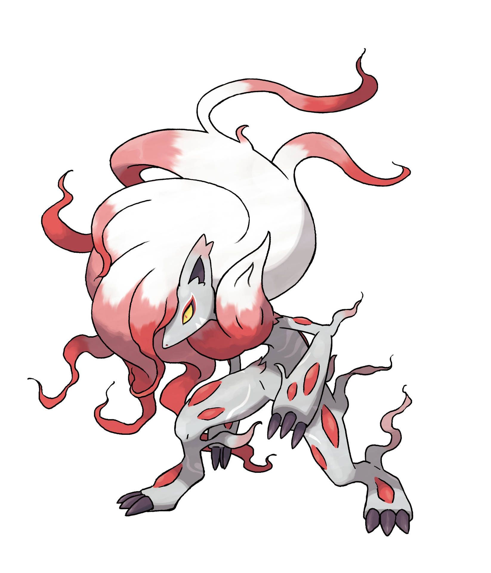 1646x1920 Download Zorua Evolution As Hisuian Zoroark Wallpaper
